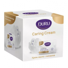 ДУРУ ПН крем-мыло Cream bar + мочалка